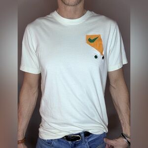 NIKE yellow short sleeve shirt, Sole survivor series, size M